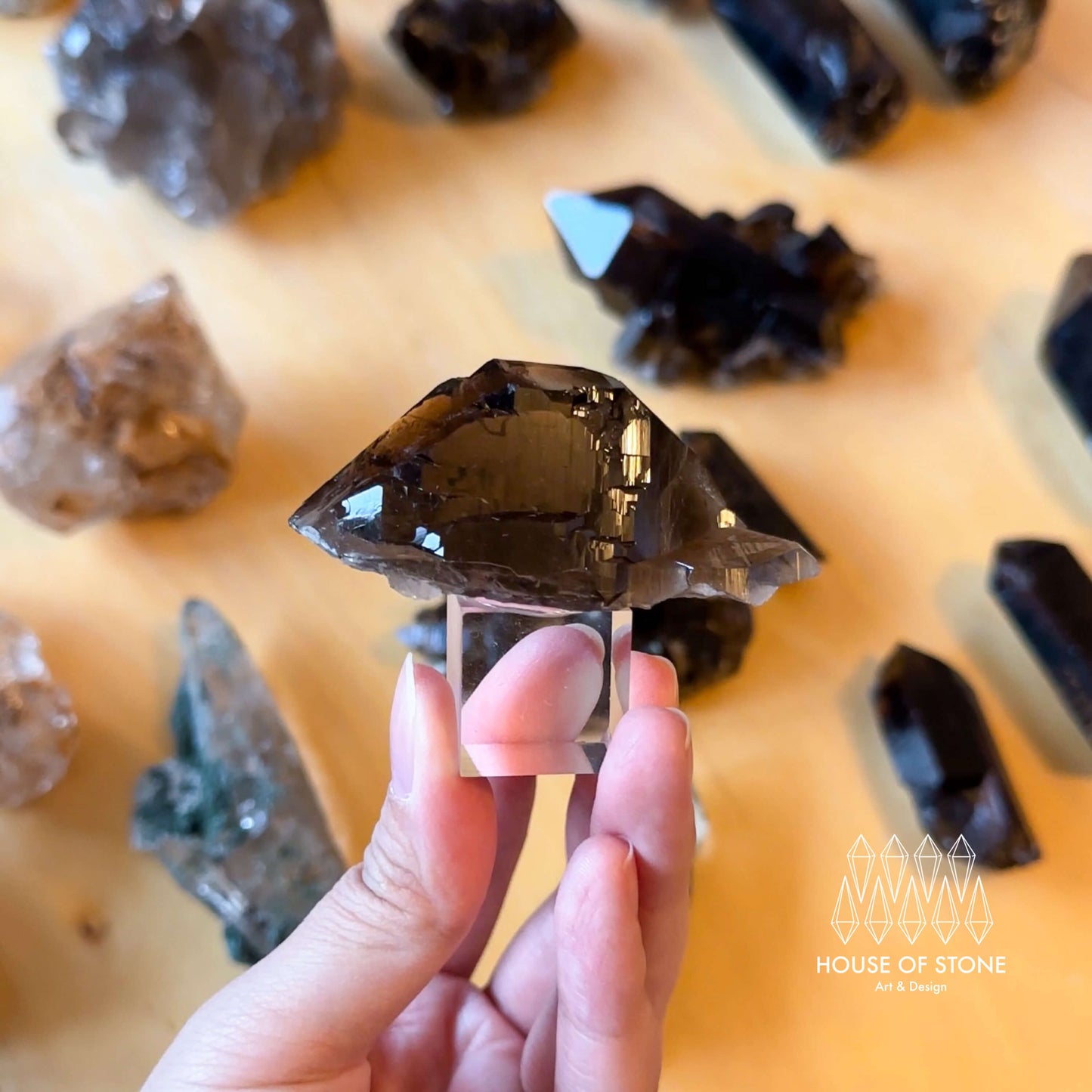 Alpine Mineral Swiss Gwindel Dark Smoky Quartz Specimen/Switzerland Gwindel Apls Crystal