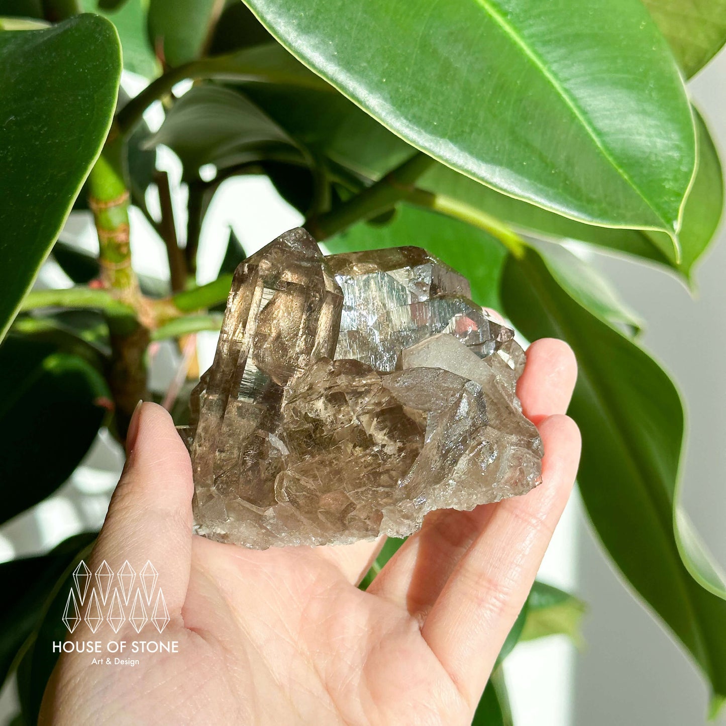 Alpine Mineral Swiss Gwindel Light Smoky Quartz Specimen/Switzerland Gwindel Apls