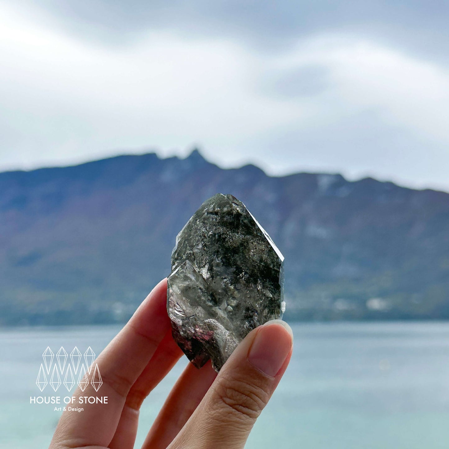 Alpine Mineral Smoky Quartz Cluster Specimen/Chamonix-Mont-Blanc France Cluster/Apls Crystal Cluster