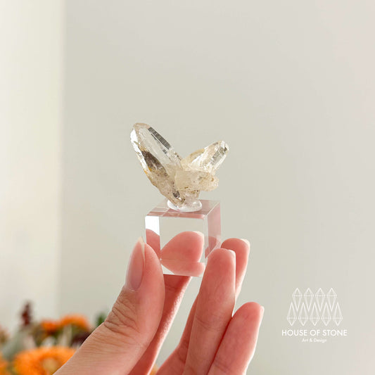 Swiss Mini Tessin Smoky Quartz Point Specimen/Switzerland Ticino Tower/Alpine Mineral/Apls Double Terminated Quartz/Smoky Quartz Cluster