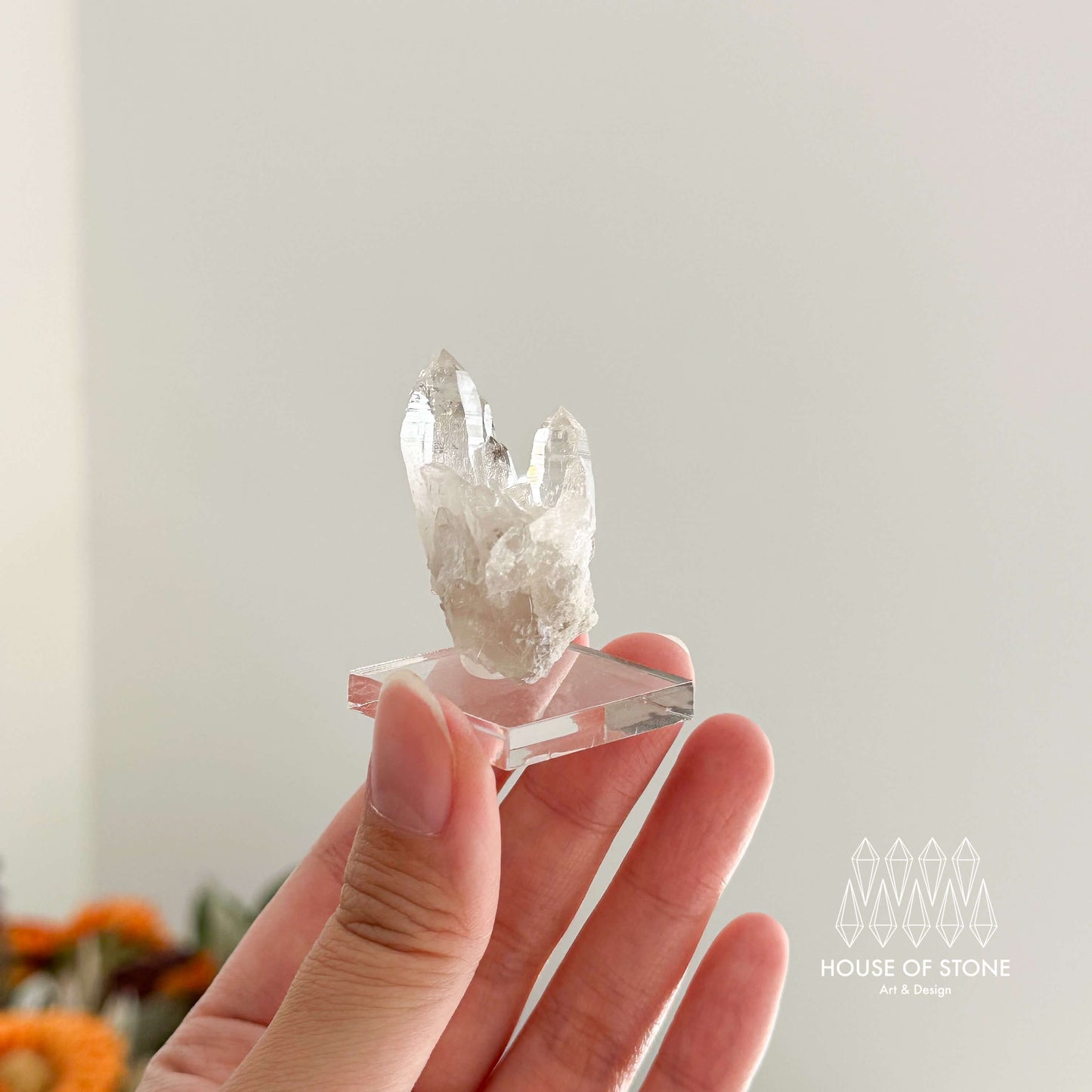 Alpine Mineral Crystal Quartz Point Cluster Specimen/Mini Swiss Cluster Apls/Quartz Cluster