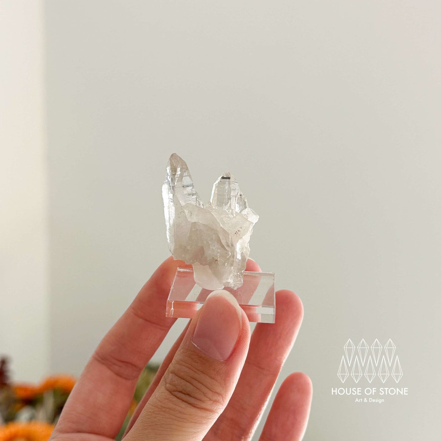 Alpine Mineral Crystal Quartz Point Cluster Specimen/Mini Swiss Cluster Apls/Quartz Cluster