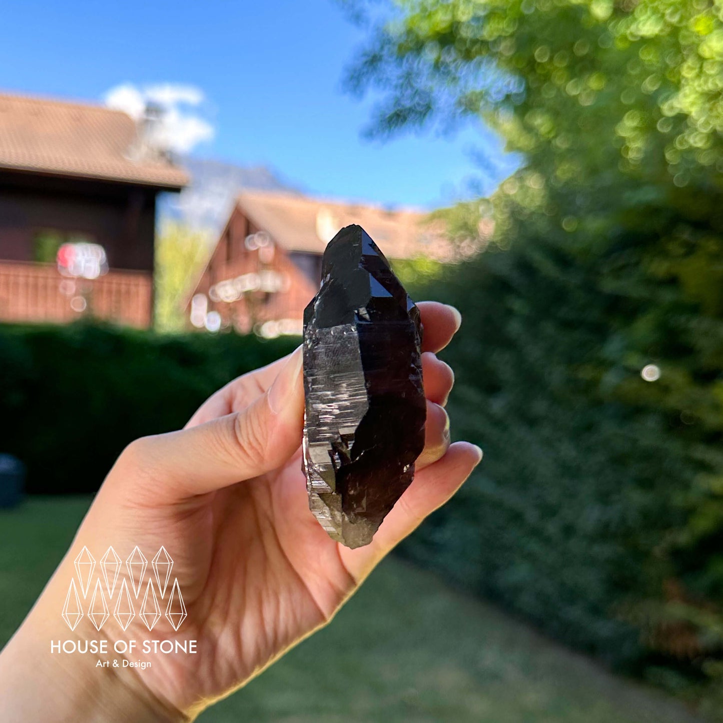 Alpine Mineral Gwindel Smoky Quartz Gwindel Specimen/Mont Blanc France Gwindel Apls