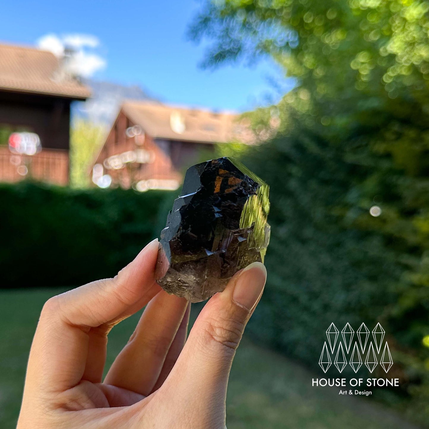 Alpine Mineral Gwindel Smoky Quartz Gwindel Specimen/Mont Blanc France Gwindel Apls