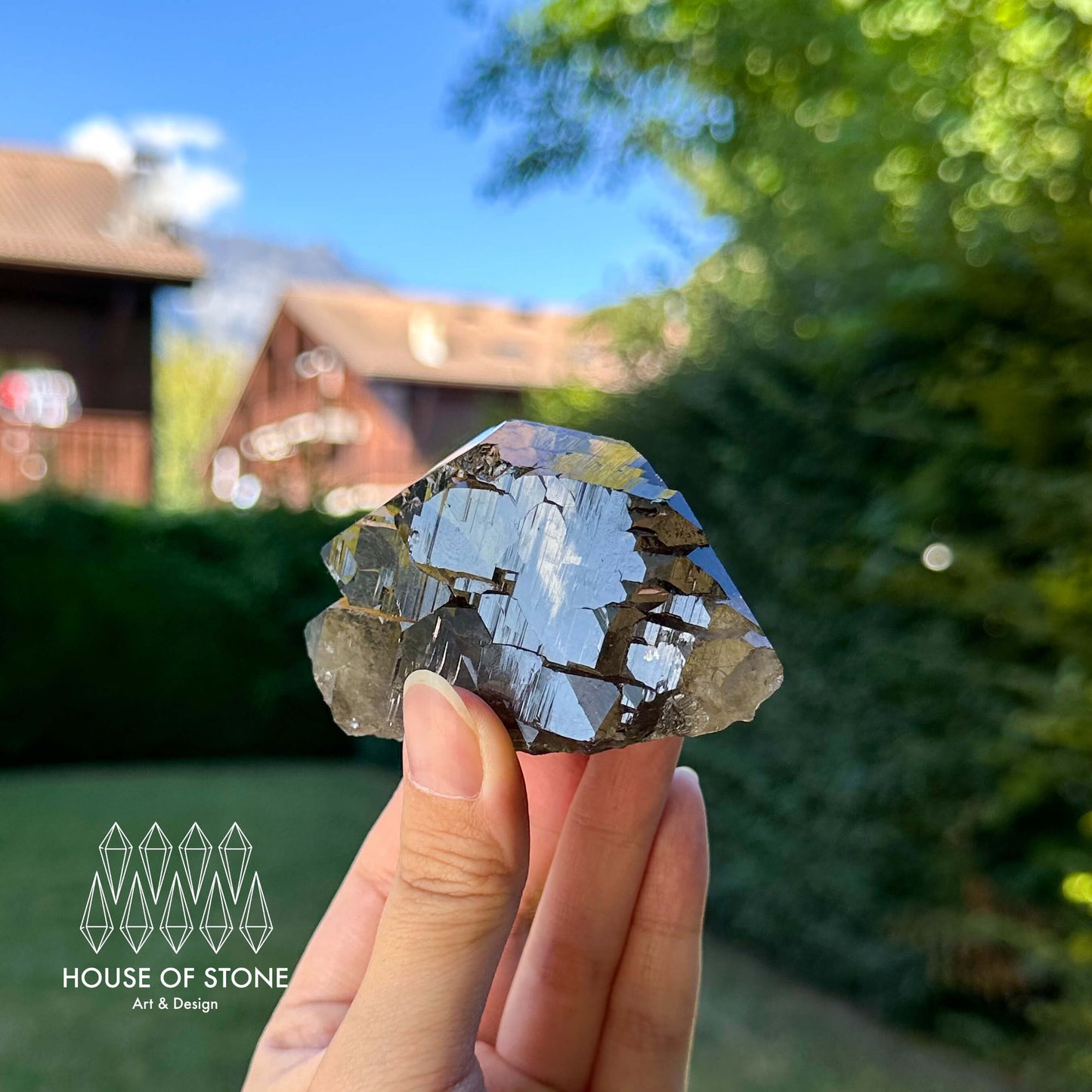 Alpine Mineral Gwindel Smoky Quartz Gwindel Specimen/Mont Blanc France Gwindel Apls