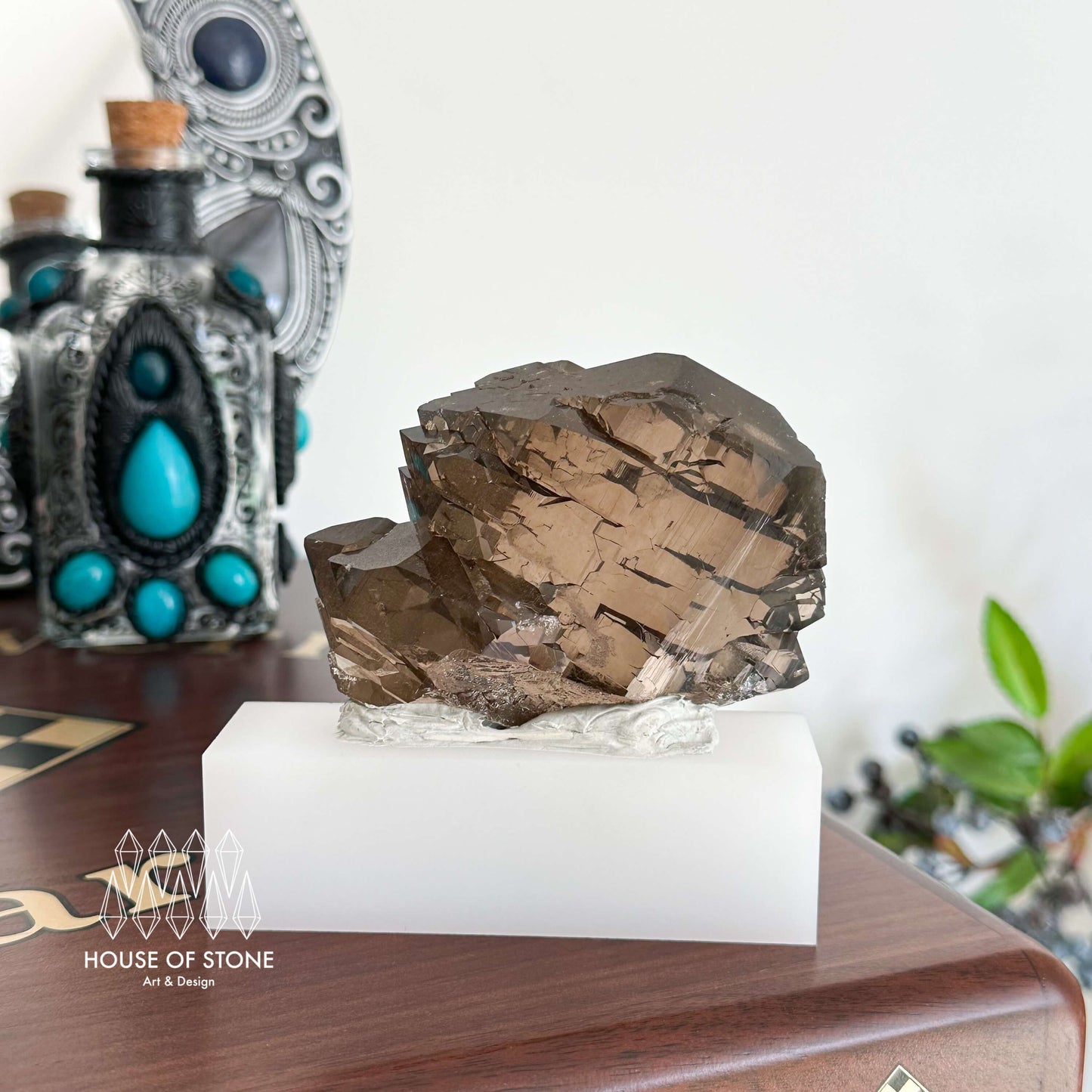 Alpine Mineral Swiss Gwindel Dark Smoky Quartz Specimen/Switzerland Gwindel Apls