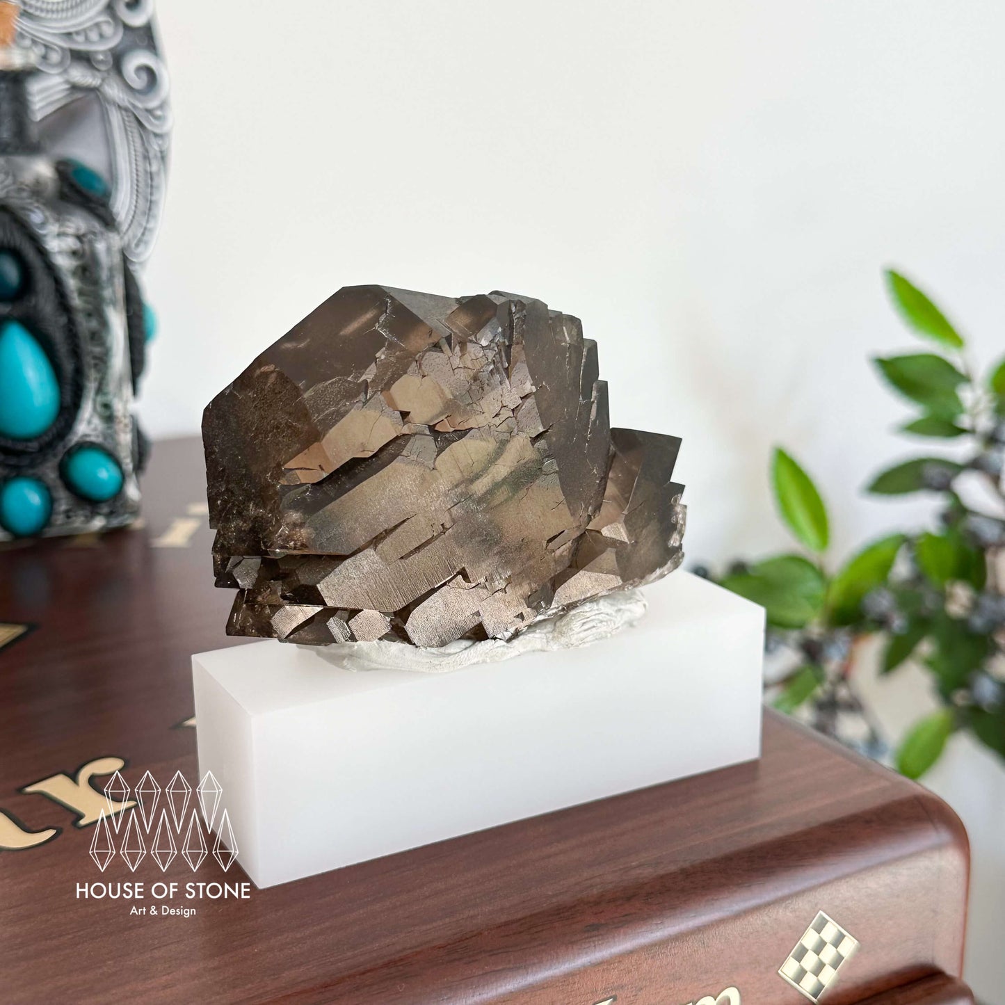 Alpine Mineral Swiss Gwindel Dark Smoky Quartz Specimen/Switzerland Gwindel Apls