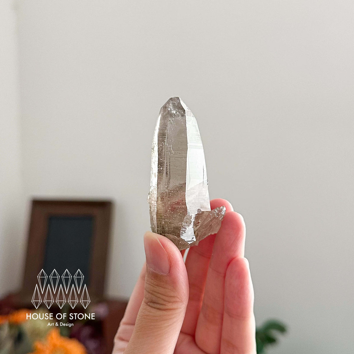 Swiss Tessin Smoky Quartz Point Specimen/Switzerland Ticino Habit Tower/Alpine Mineral/Apls Double Terminated Quartz/Smoky Quartz Cluster1