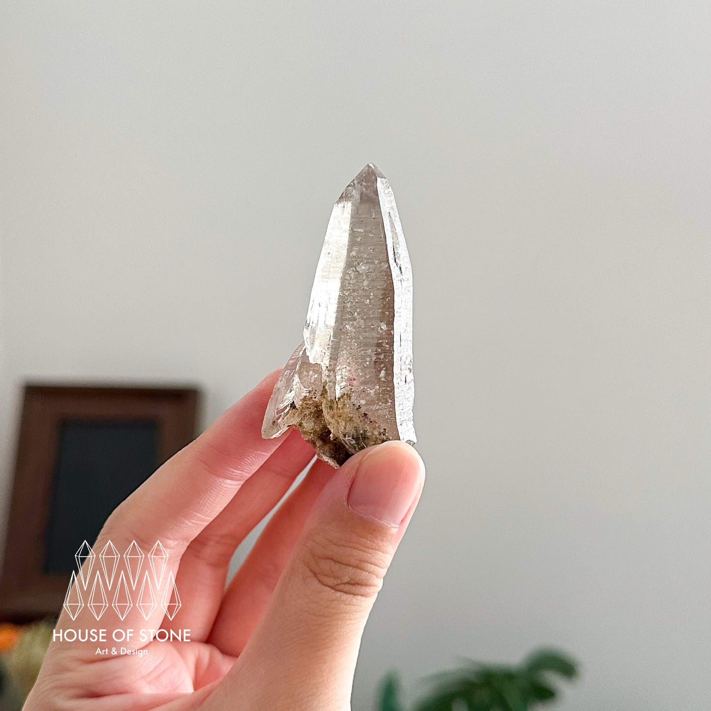Swiss Tessin Smoky Quartz Point Specimen/Switzerland Ticino Habit Tower/Alpine Mineral/Apls Double Terminated Quartz/Smoky Quartz Cluster1