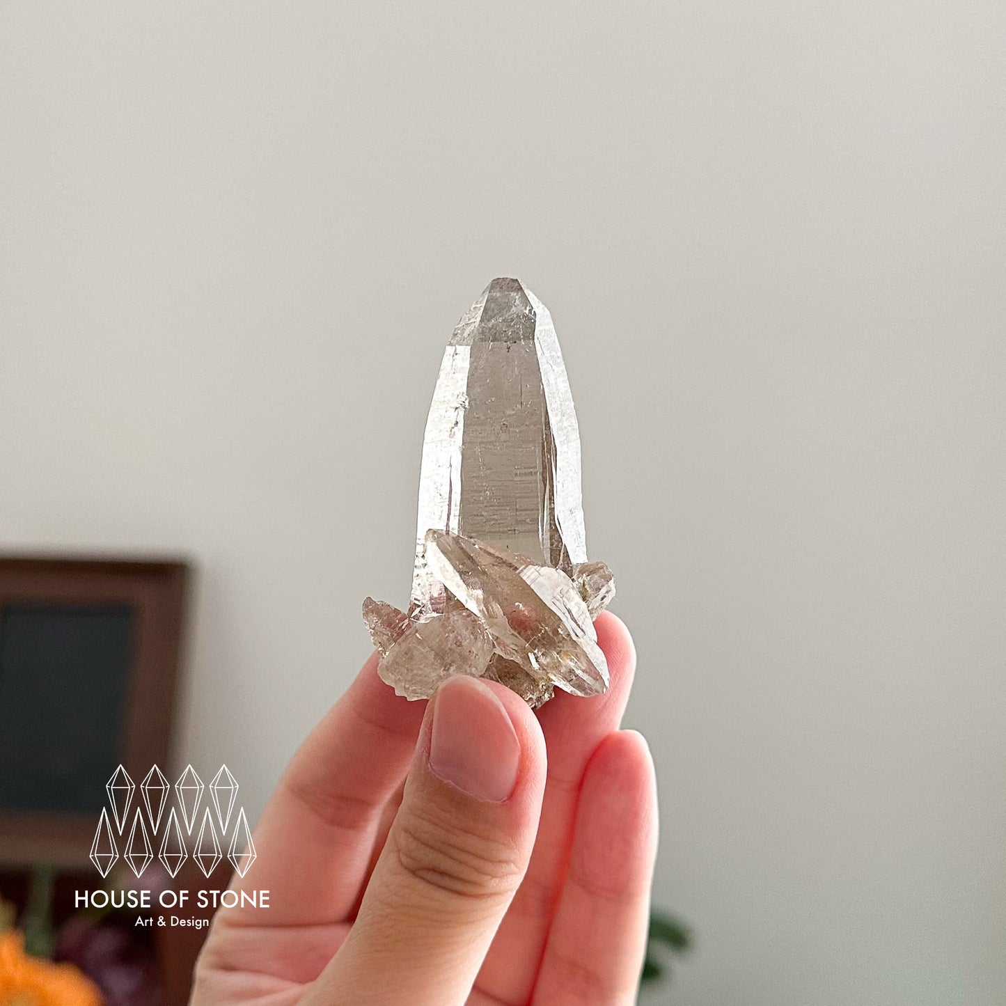 Swiss Tessin Smoky Quartz Point Specimen/Switzerland Ticino Habit Tower/Alpine Mineral/Apls Double Terminated Quartz/Smoky Quartz Cluster1