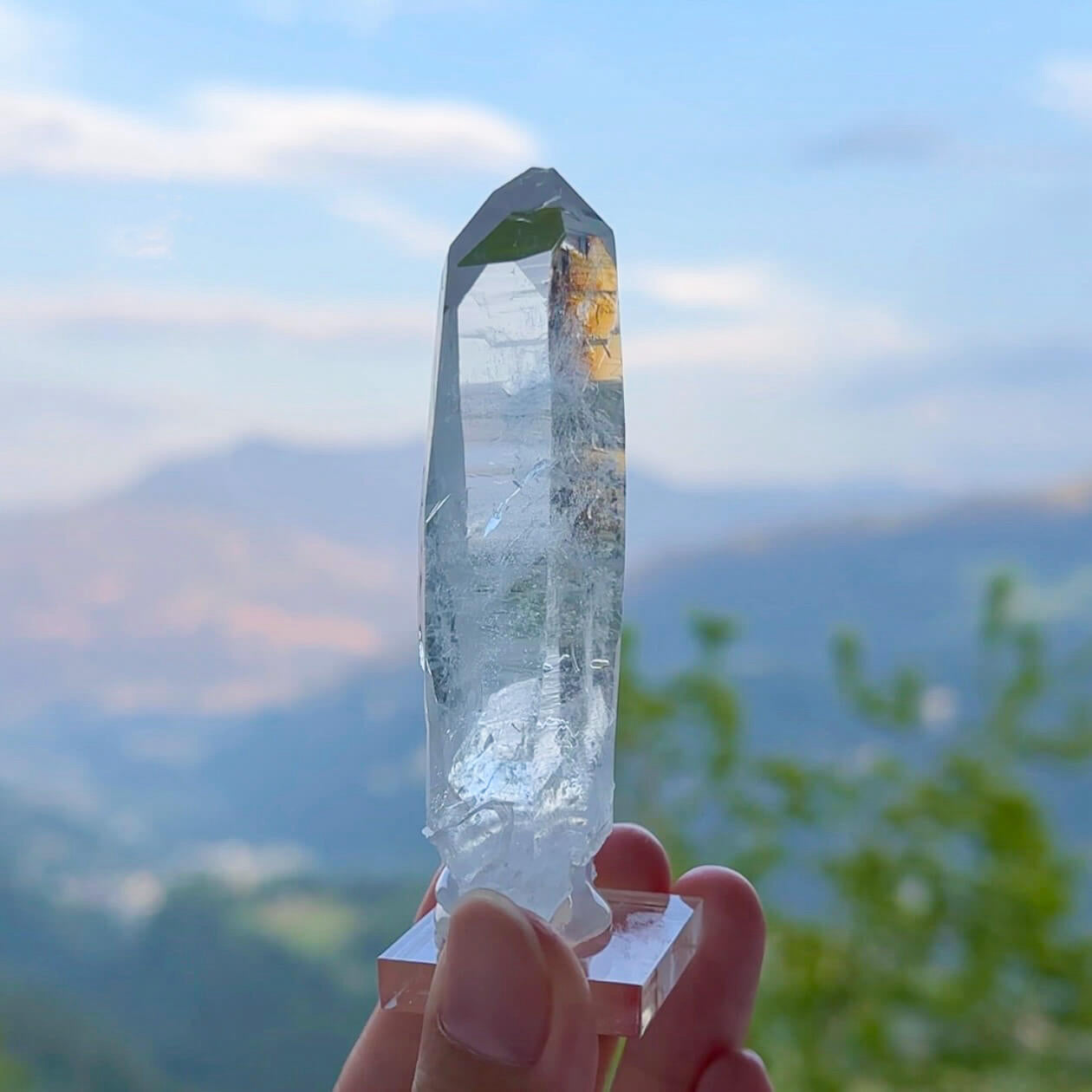Swiss Tessin Smoky Quartz Point Specimen/Switzerland Ticino Habit Tower/Alpine Mineral/Apls Double Terminated Quartz/Smoky Quartz Cluster2