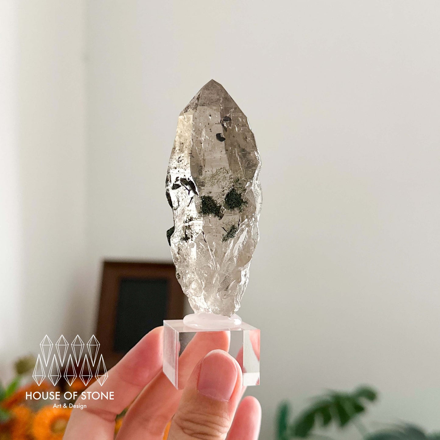 Swiss Tessin Smoky Quartz Point Specimen/Switzerland Ticino Habit Tower/Alpine Mineral/Apls Double Terminated Quartz/Smoky Quartz Cluster5