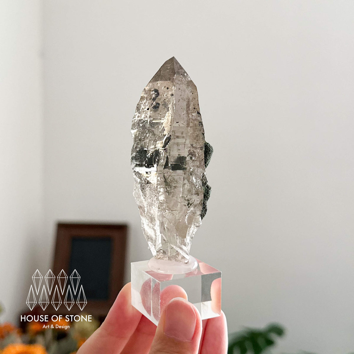 Swiss Tessin Smoky Quartz Point Specimen/Switzerland Ticino Habit Tower/Alpine Mineral/Apls Double Terminated Quartz/Smoky Quartz Cluster5