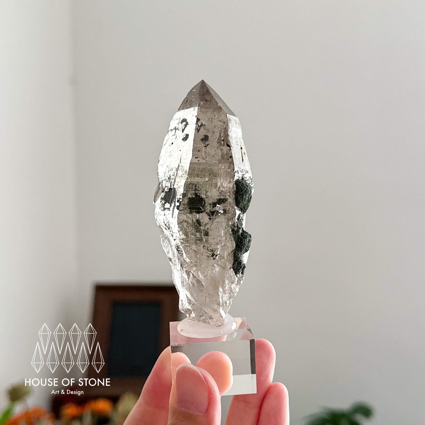 Swiss Tessin Smoky Quartz Point Specimen/Switzerland Ticino Habit Tower/Alpine Mineral/Apls Double Terminated Quartz/Smoky Quartz Cluster5
