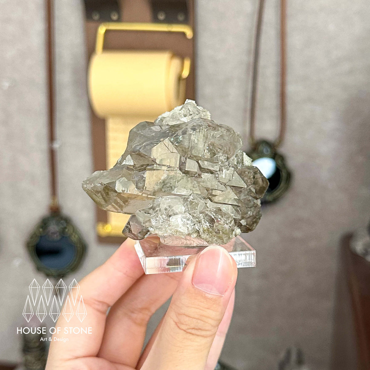 Alpine Mineral Gwindel Smoky Quartz Gwindel Specimen/Mont Blanc France Gwindel Apls