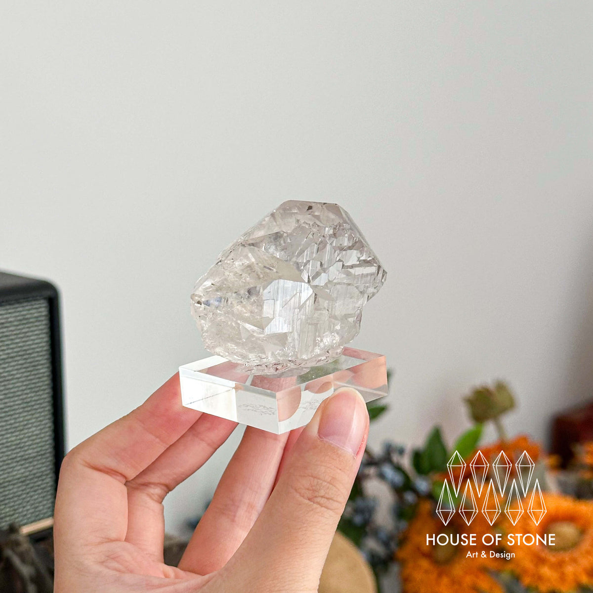 Alpine Mineral Gwindel Clear Quartz Specimen/Chamonix-Mont-Blanc France Gwindel/Apls Crystal
