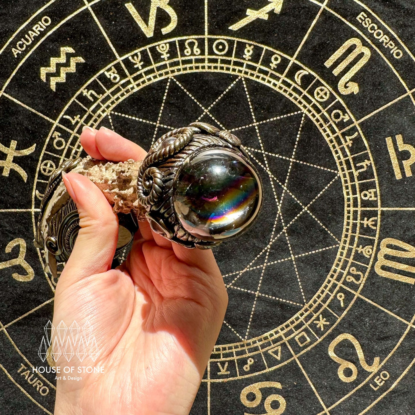 Handmade Natural Crystal Amethyst Antler Wand/Magic Clear Quartz Witch Wand/Labradorite Amethyst Ammonite Antler Stem/Chakra/Altar Tool