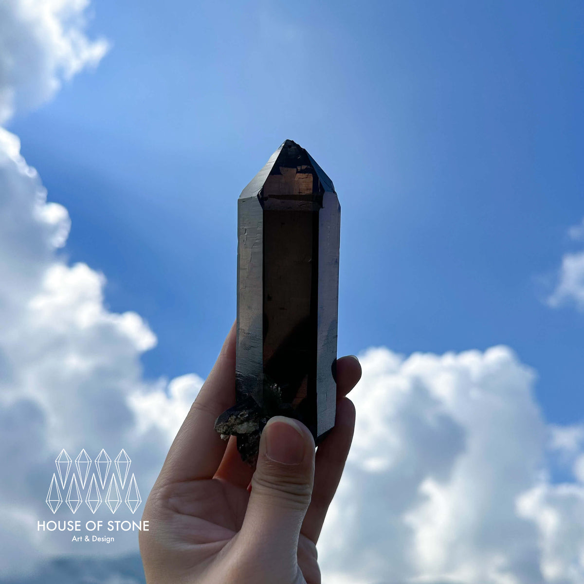 Alpine Mineral Morion Smoky Quartz Point Specimen/Swiss Tower Apls/Double Terminated Quartz Points/Dark Smoky Quartz Floater Quartz Cluster