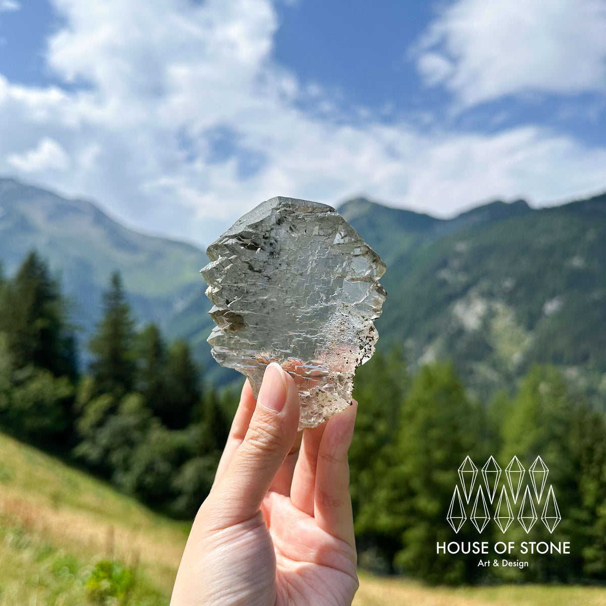 Alpine Mineral Swiss Gwindel Hematite Specimen/Switzerland Gwindel Apls/Smoky Quartz Gwindel