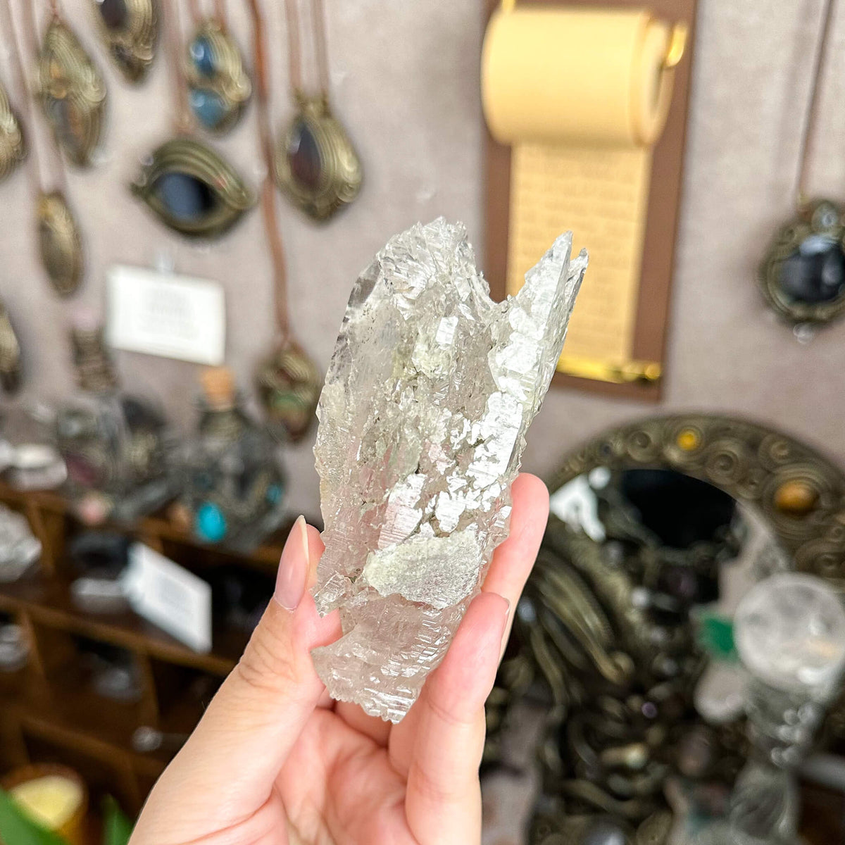 Swiss Etched Quartz Specimen/Switzerland Crystal Alpine Etched Quartz Mineral
