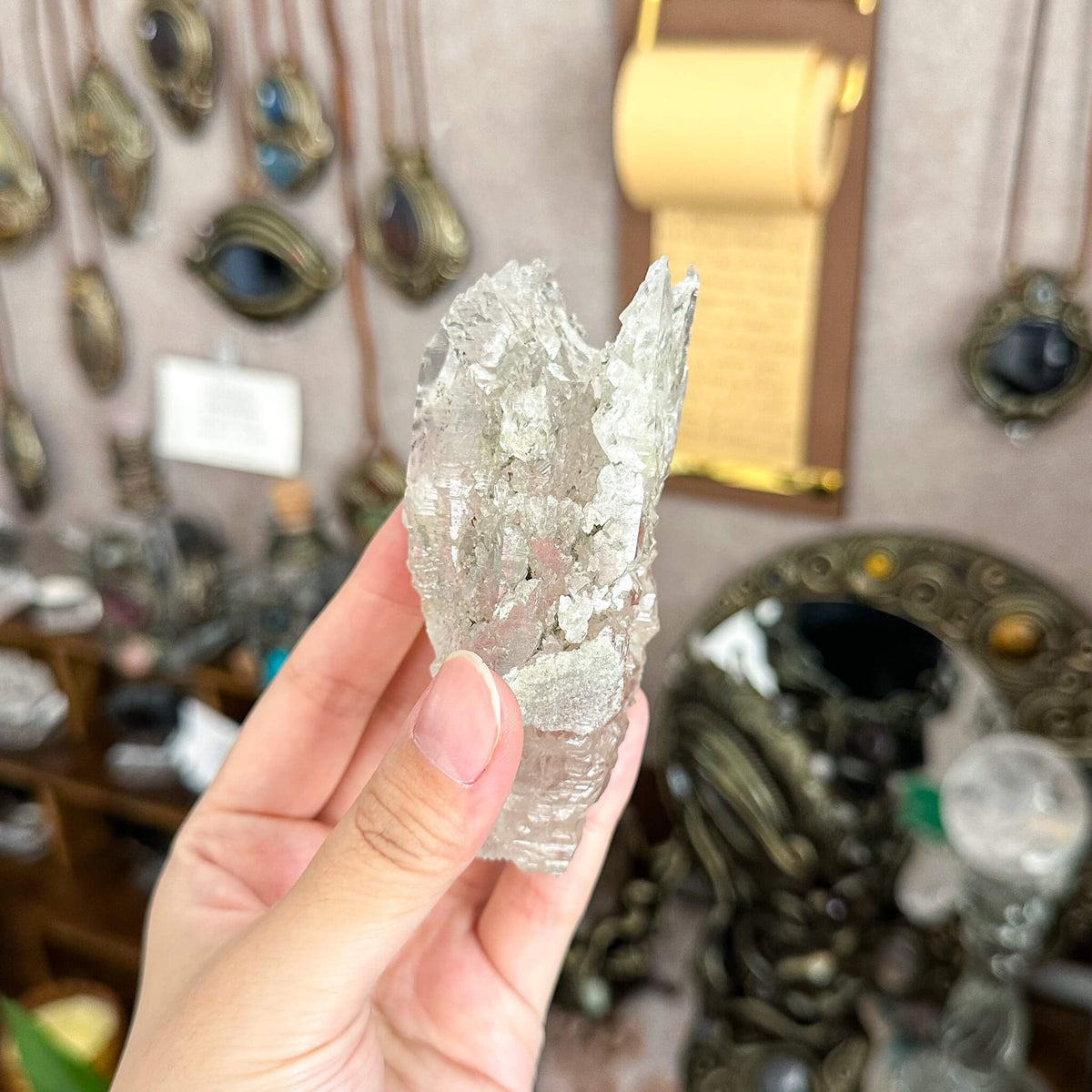 Swiss Etched Quartz Specimen/Switzerland Crystal Alpine Etched Quartz Mineral
