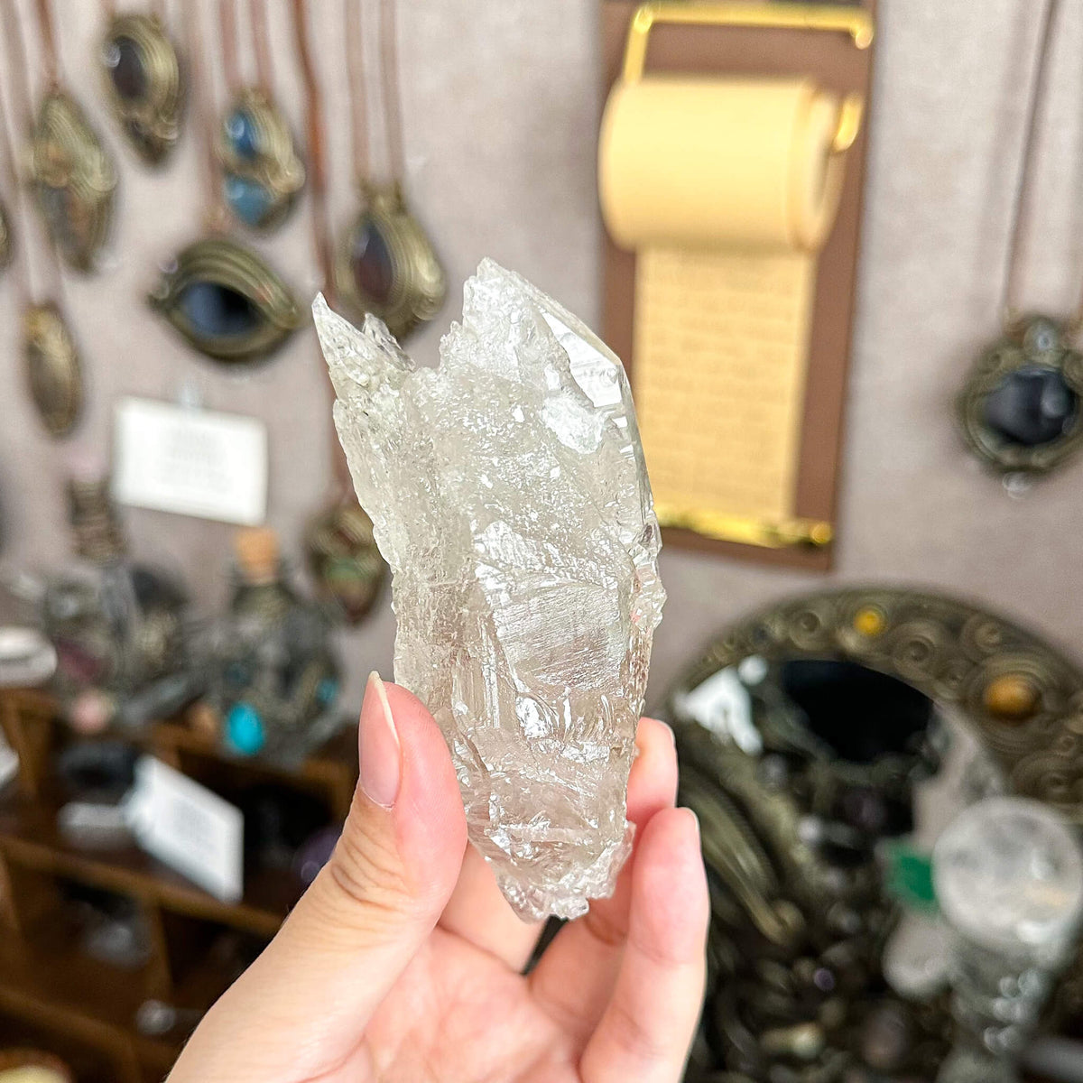 Swiss Etched Quartz Specimen/Switzerland Crystal Alpine Etched Quartz Mineral