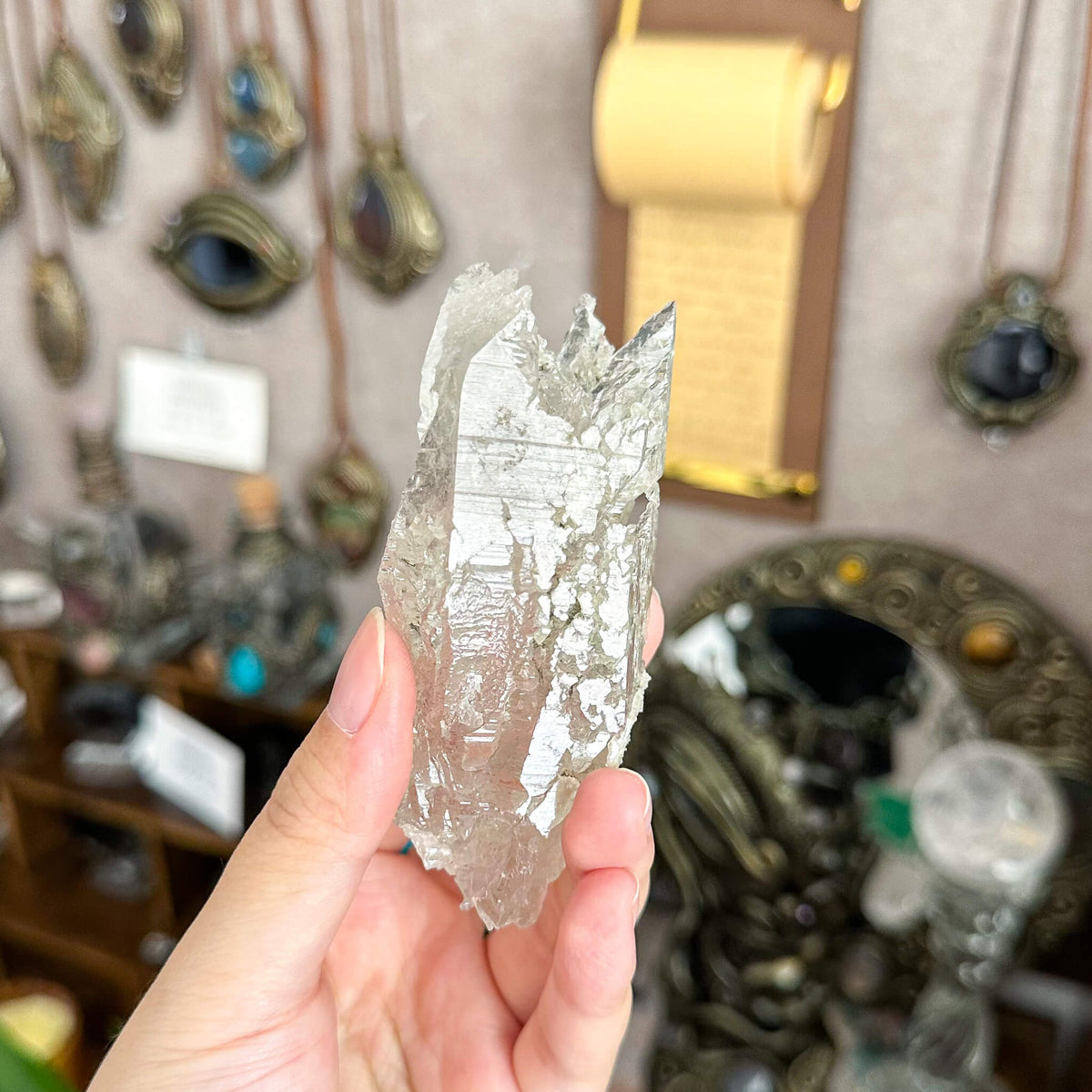 Swiss Etched Quartz Specimen/Switzerland Crystal Alpine Etched Quartz Mineral
