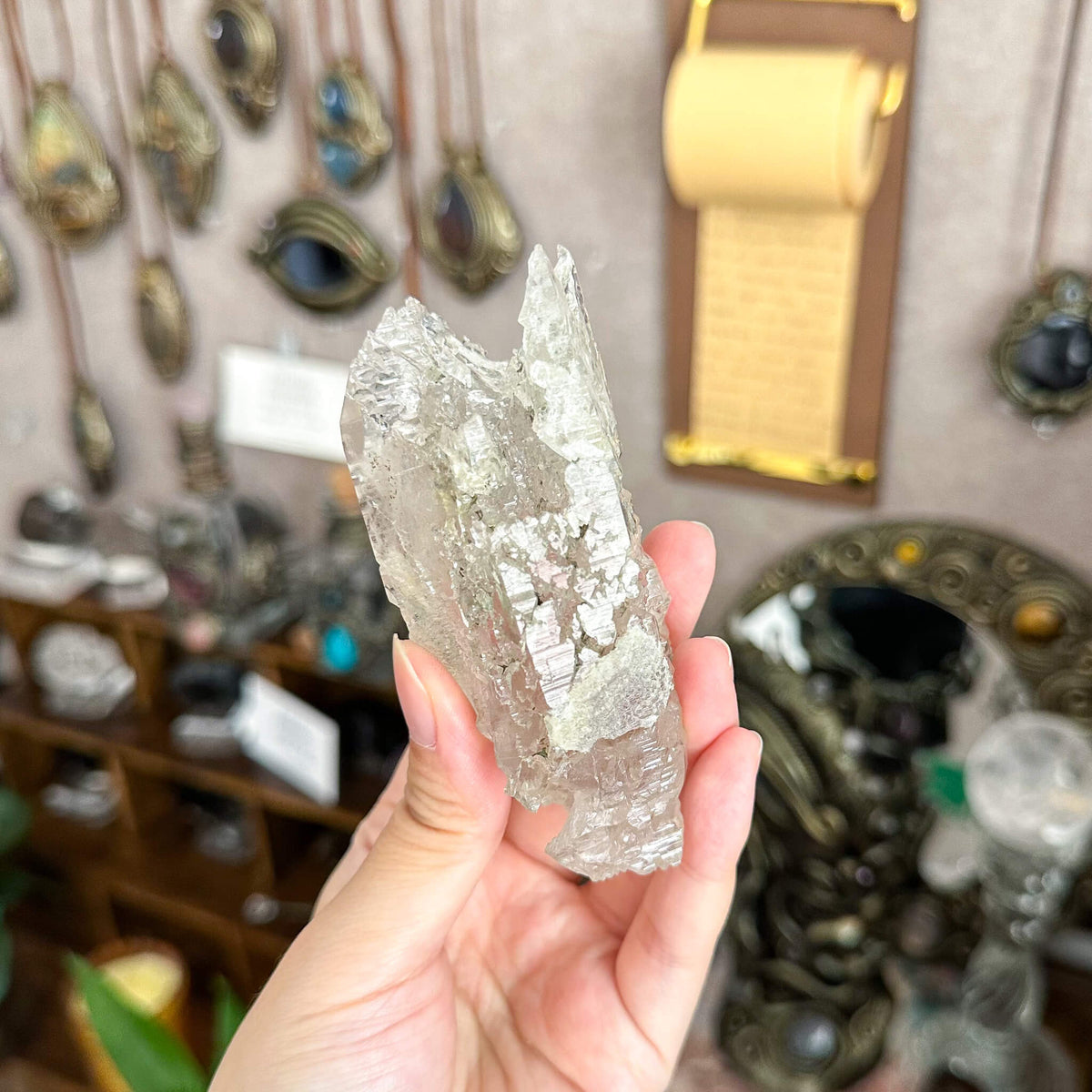 Swiss Etched Quartz Specimen/Switzerland Crystal Alpine Etched Quartz Mineral