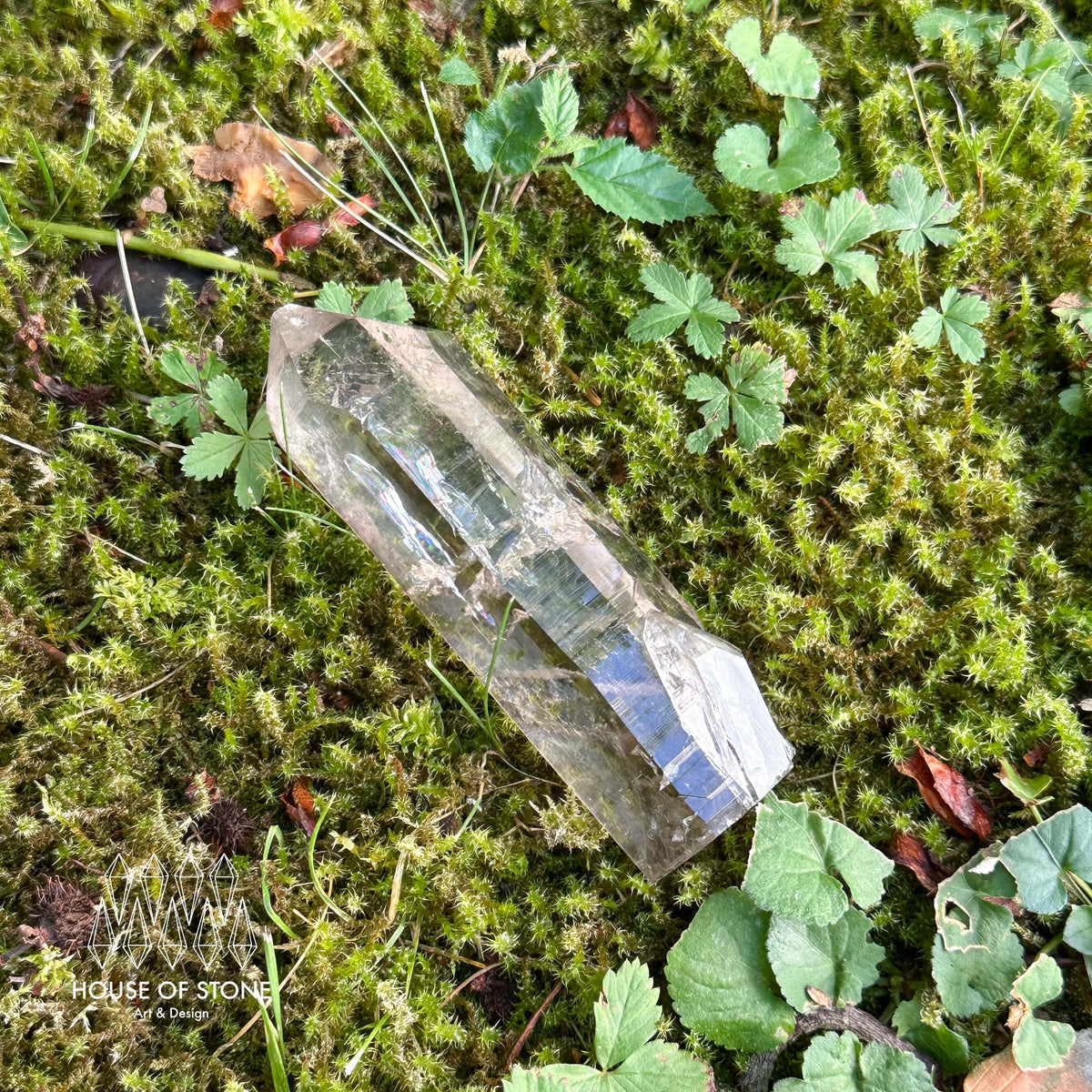 Swiss Smoky Quartz Point Specimen/Switzerland Light Smoky Quartz Tower with Flat Bottom/Alpine Mineral/Apls Quartz
