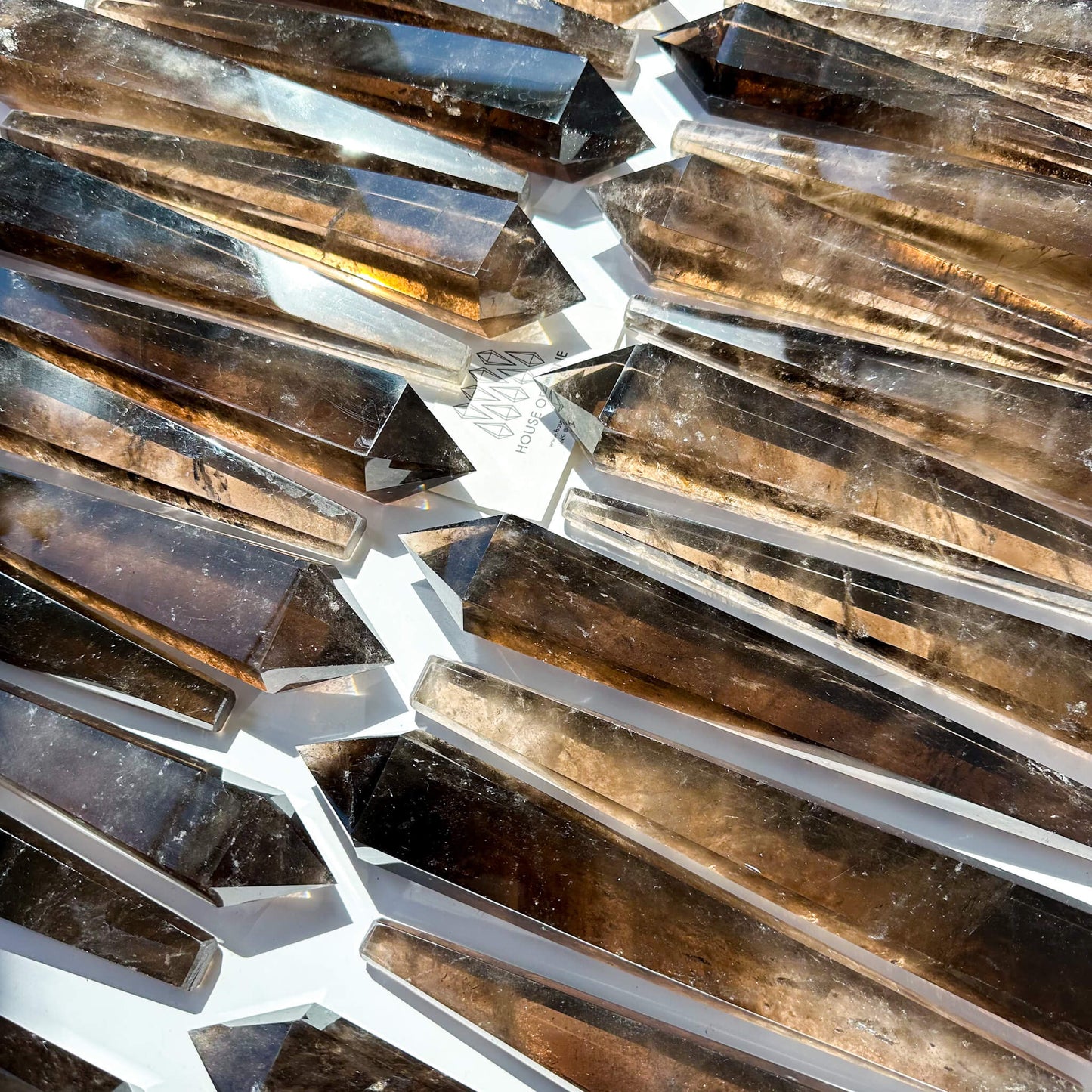 Natural Smoky Quartz Wand/Smoky Quartz Crystal Point Wand/Smoky Quartz Wand/Smoky Quartz Stem/Crystal Handle/Wedding Bouquet Handle/Root Chakra Healing/AAA
