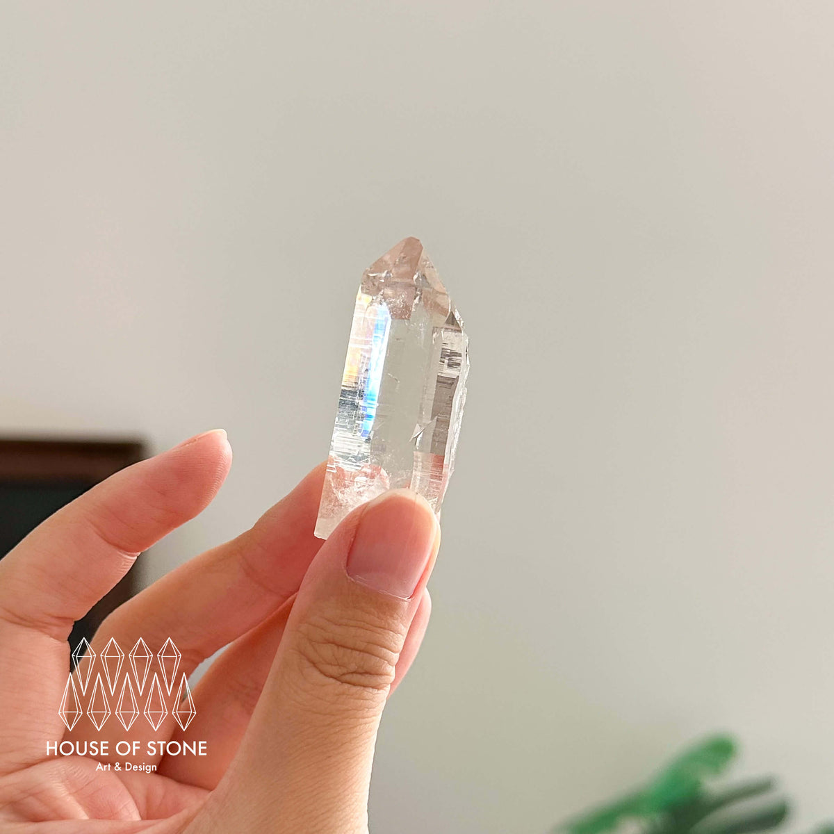 Swiss Clear Quartz Point Specimen/Switzerland Smoky Quartz Tower/Alpine Mineral/Apls Quartz