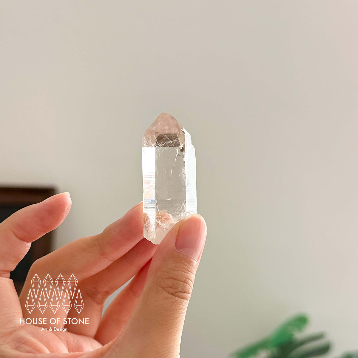 Swiss Clear Quartz Point Specimen/Switzerland Smoky Quartz Tower/Alpine Mineral/Apls Quartz