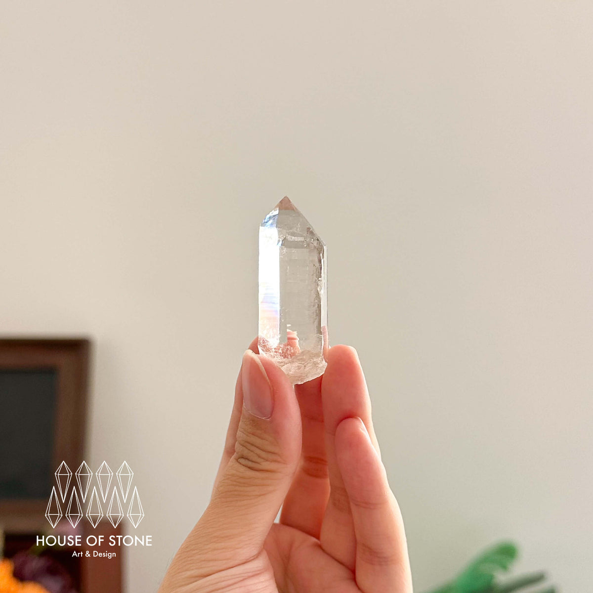 Swiss Clear Quartz Point Specimen/Switzerland Smoky Quartz Tower/Alpine Mineral/Apls Quartz