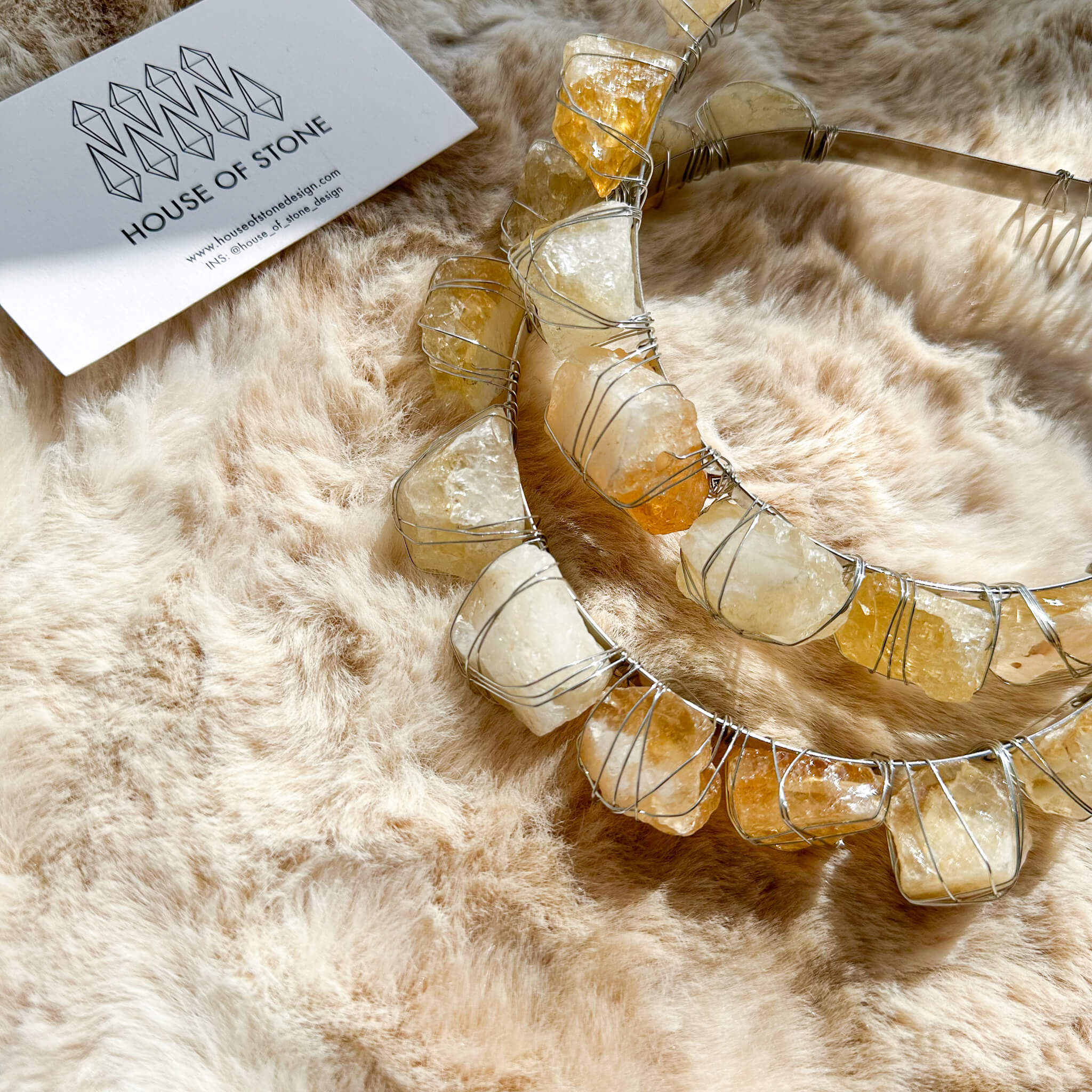 Clear Quartz crown high quality