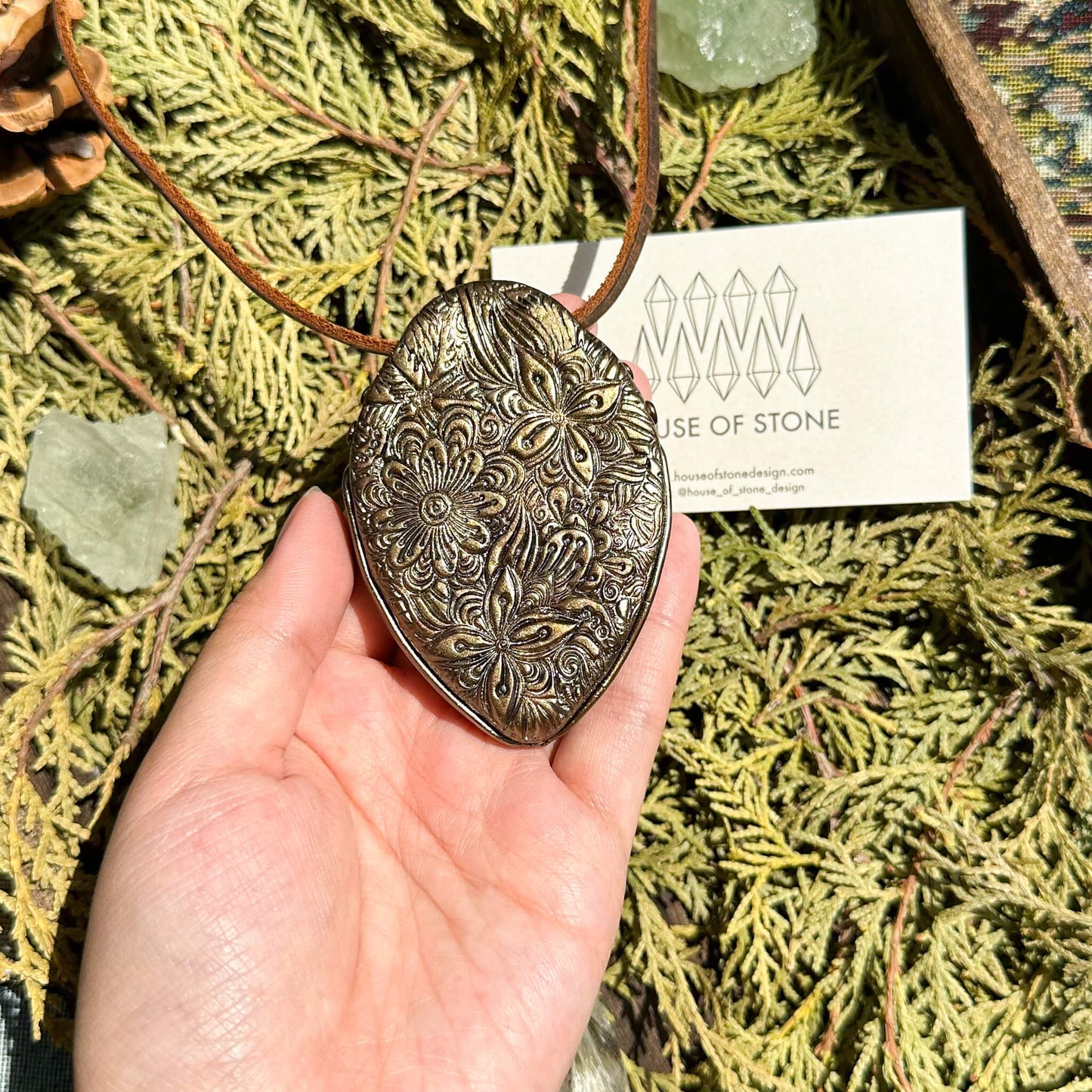 Natural Handmade Labradorite Pendant Necklace/Magic Labradorite Crystal Double-sided Pendant/Amethyst Labradorite Jewelry/Chakra/Altar Tool