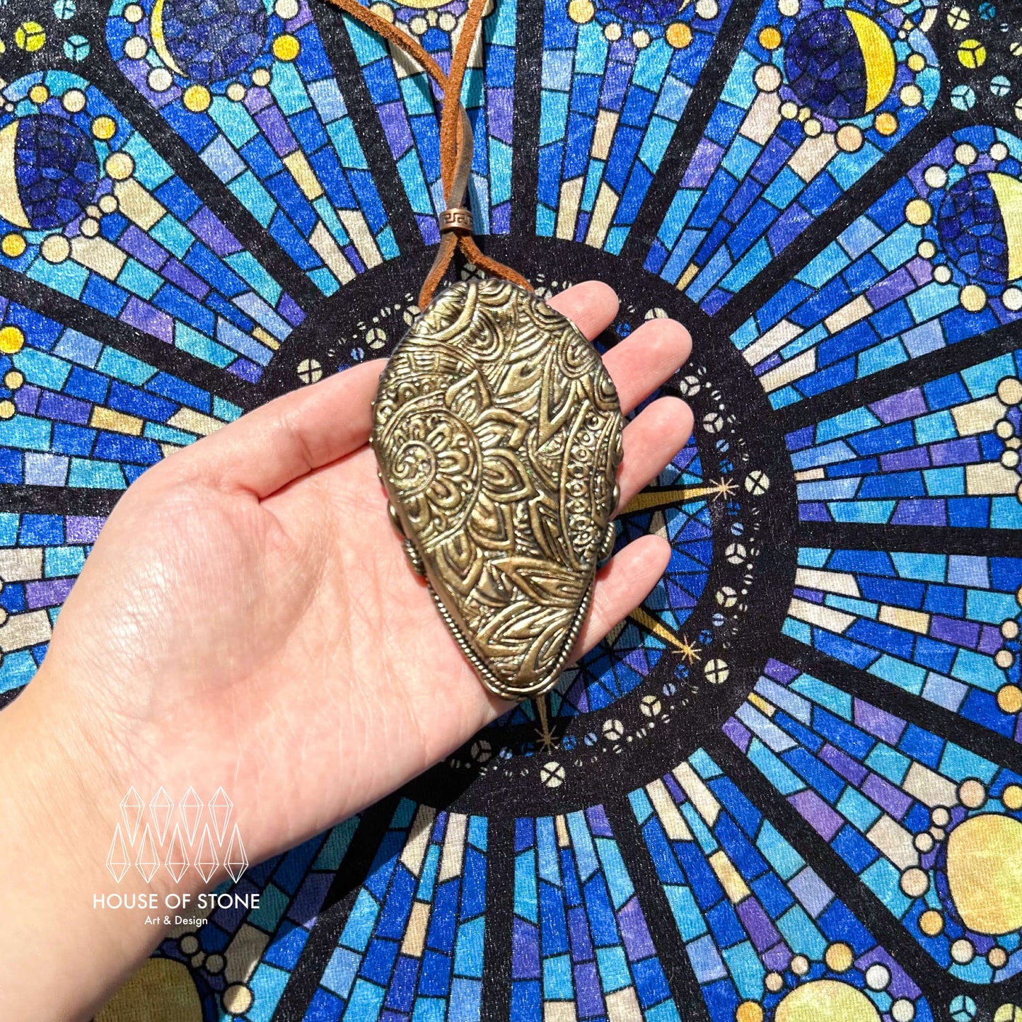 Natural Handmade Labradorite Pendant Necklace/Magic Labradorite Crystal Double-sided Pendant/Labradorite Jewelry/Chakra/Altar Tool