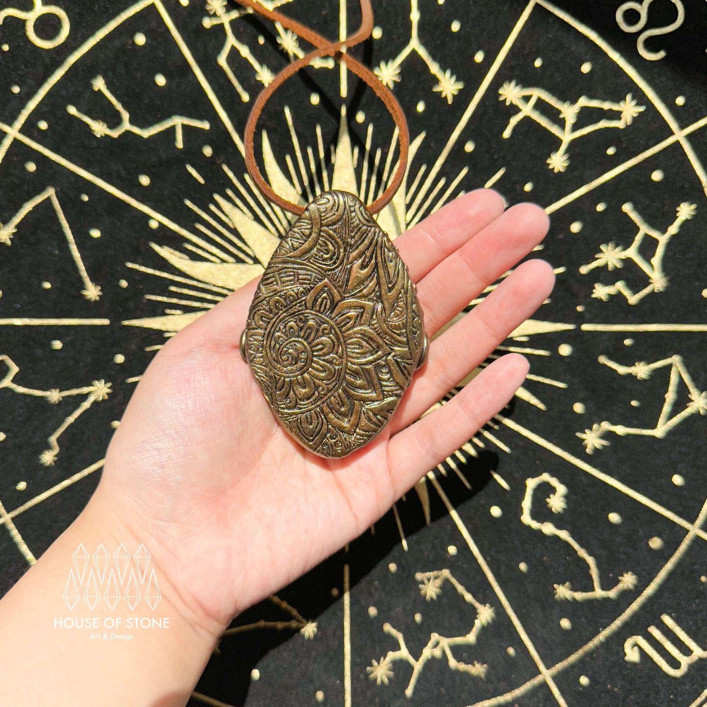 Natural Handmade Labradorite Pendant Necklace/Magic Labradorite Crystal Double-sided Pendant/Labradorite Jewelry/Chakra/Altar Tool