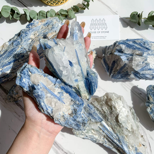 Natural Blue Kyanite Specimen/Raw Blue Kyanite/Mineral Specimen