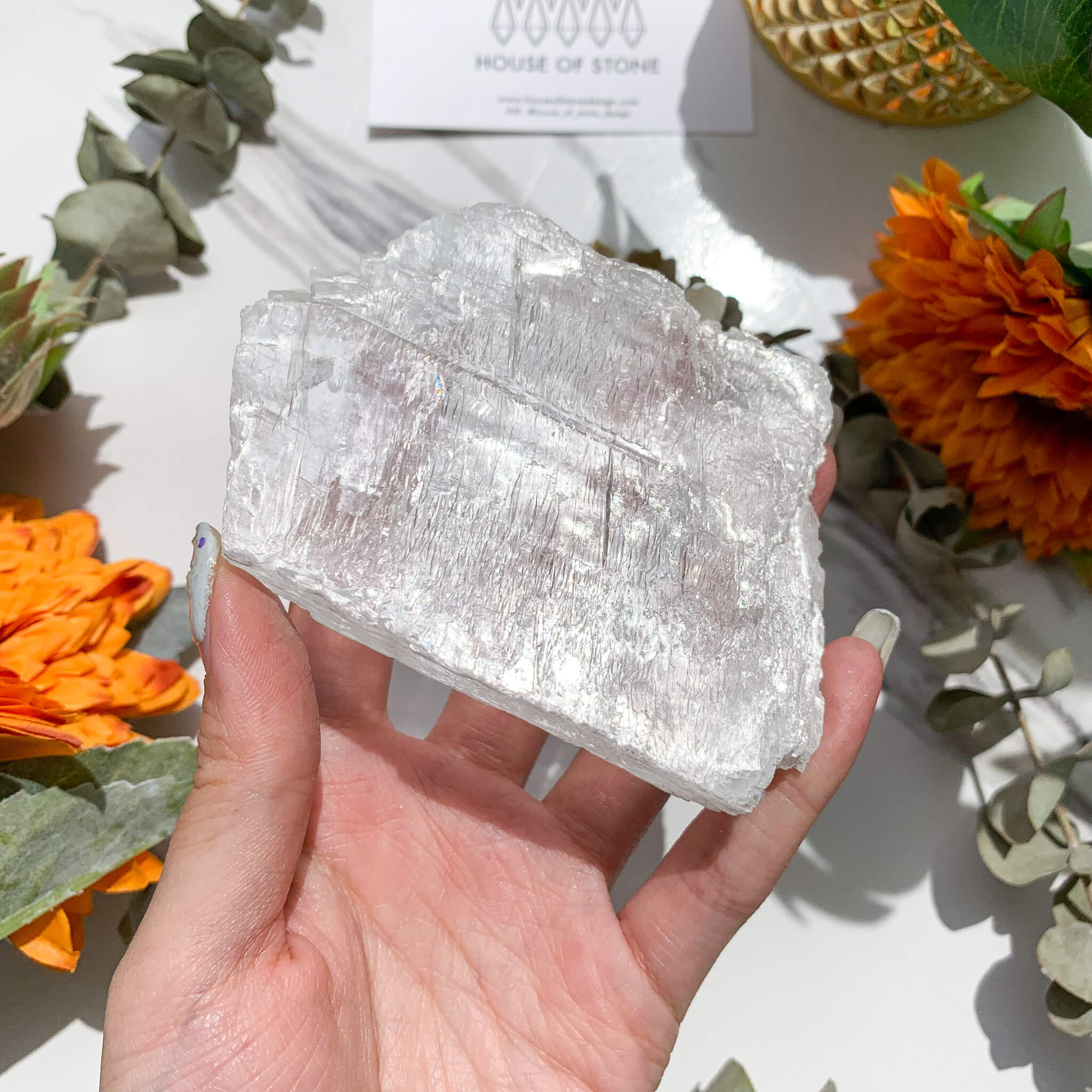 High Quality discount Selenite Slab