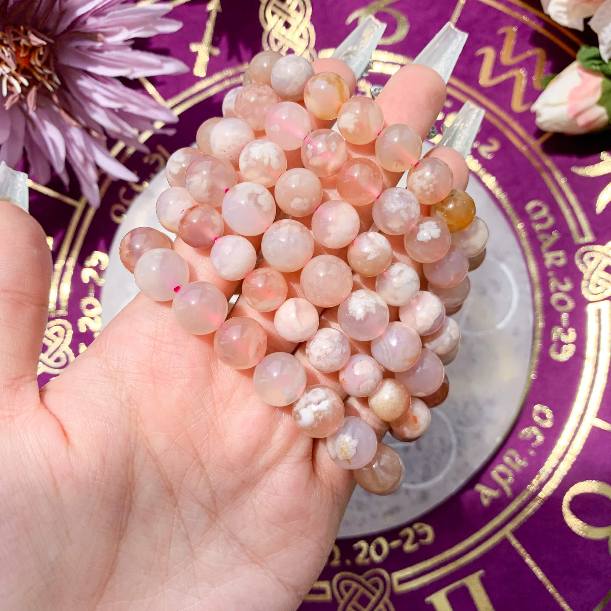 Sakura hot sale agate bracelet