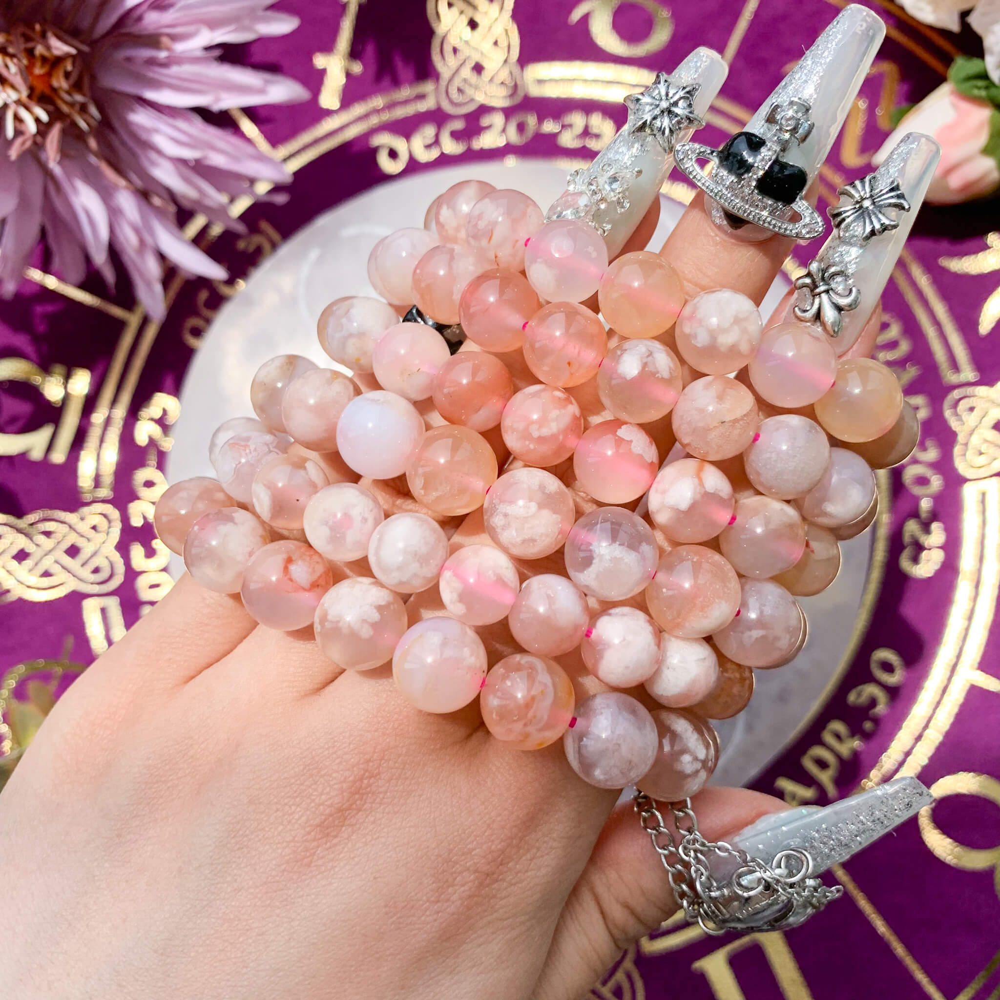 Sakura on sale agate bracelet