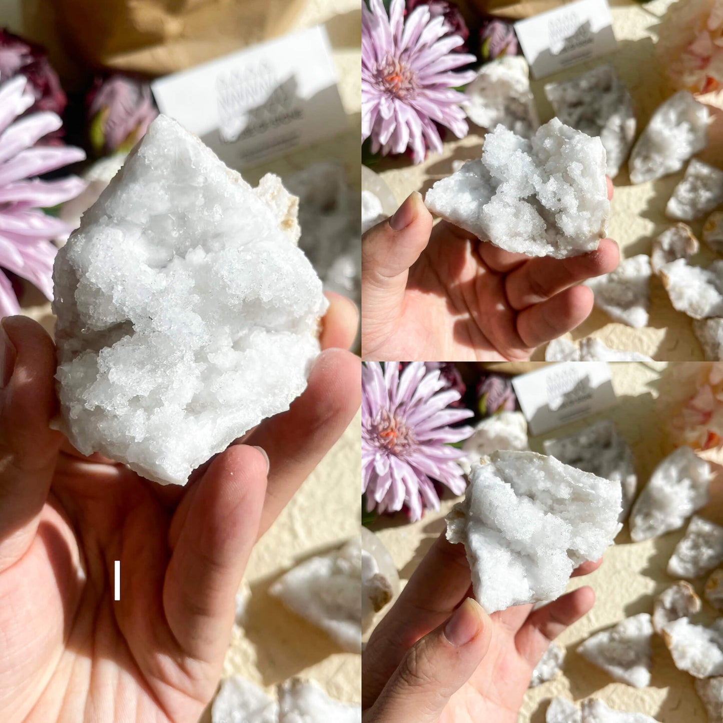 Moroccan Clear Quartz Geode/Crystal Quartz Geode/Raw Natural Clear Quartz Cluster/Crown Chakra Healing